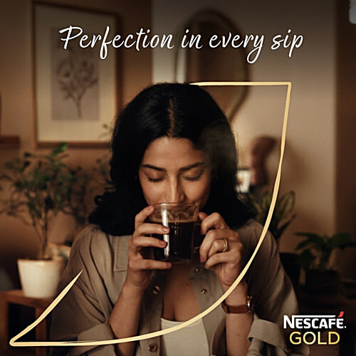 Nescafe Gold Blend Instant Coffee Powder, 200 g (Get Signature Glass Mug Free) Rich Aroma & Smooth Taste