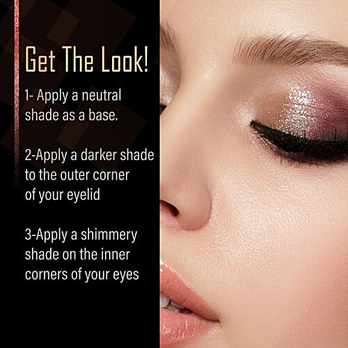 Faces Canada 12-In-1 Starry Eyes Eye Shadow Palette, 16 g Twilight 02 Vegan, No Alcohol, No Paraben