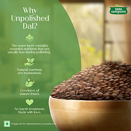Tata Sampann Unpolished Kali Masoor, 1 kg
