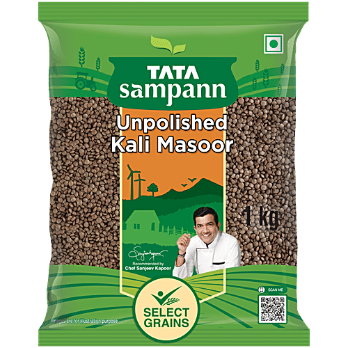 Tata Sampann Unpolished Kali Masoor, 1 kg