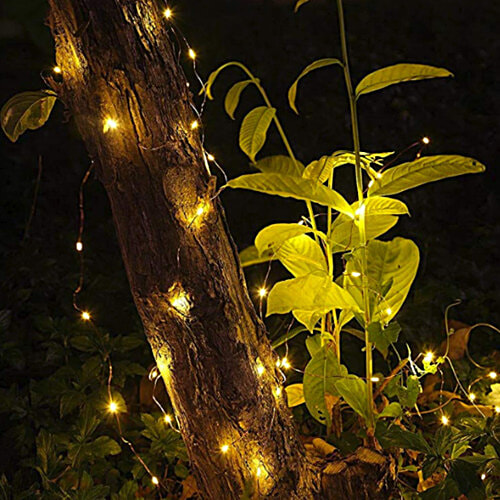 Mansaa LED String Light 2 Metre 20 LEDs Yellow USB Operated Home Decor LED Light, 1 pc