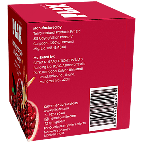 Plix Pomegranate Plump Lips - With Chiuri Butter & Vitamin C, 15 g Puddin’ Mask for Dry Lips, Lightens Dark Lips, Lip Mask for Soft Smooth Lips