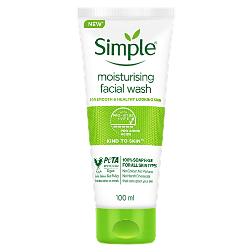 Simple Kind To Skin Moisturising Facial Wash, 100 ml  