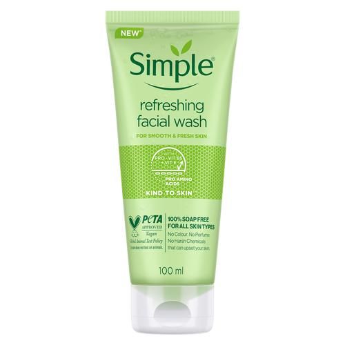 Simple Kind To Skin Refreshing Facial Wash, 100 ml  