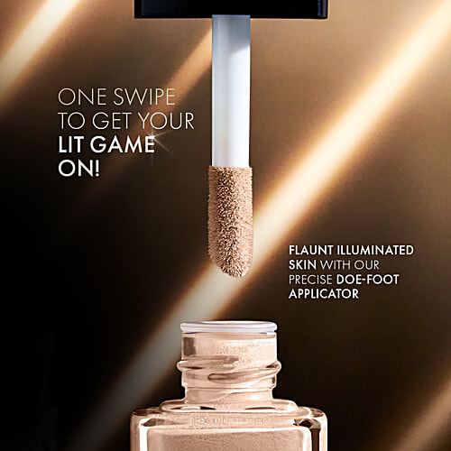 Lakme Absolute Luminous Skin Tint Foundation, 23 ml W160 Warm Sand 2X Luminosity upto 24 hours, Low to medium coverage, Soft focus formula blurs lines and pores