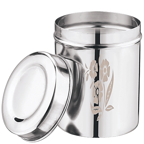 Buy Kitchen Essentials Stainless Steel Deep Dabba No.10, Laser