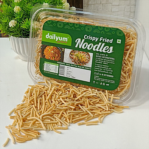 Dailyum Crispy Fried Noodles - For Chinese Bhel, Soups & Sizzlers, 200 g