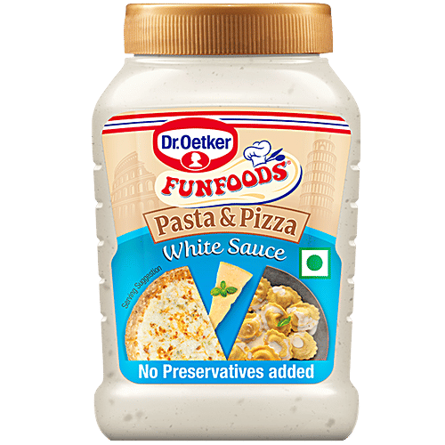 Dr.Oetker FunFoods Pasta & Pizza White Sauce, 285 g  No Preservatives Added