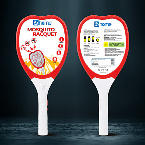 bb home Anti Mosquito Bat/Racquet - Rechargeable, With LED Light, 1 pc  Insect Killer Bat