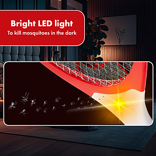 bb home Anti Mosquito Bat/Racquet - Rechargeable, With LED Light, 1 pc  Insect Killer Bat