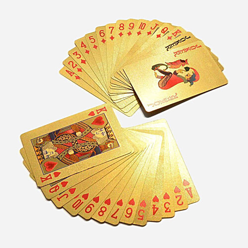 Urban Fest Playing Cards, Bridge Size, Regular Index Golden Premium Plastic Cards Urbanfest, 1 pc  