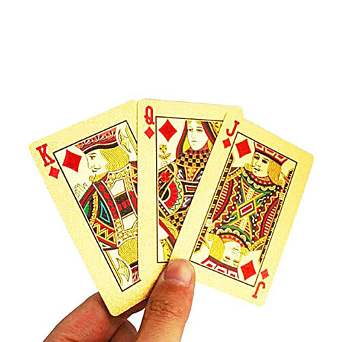 Urban Fest Playing Cards, Bridge Size, Regular Index Golden Premium Plastic Cards Urbanfest, 1 pc  