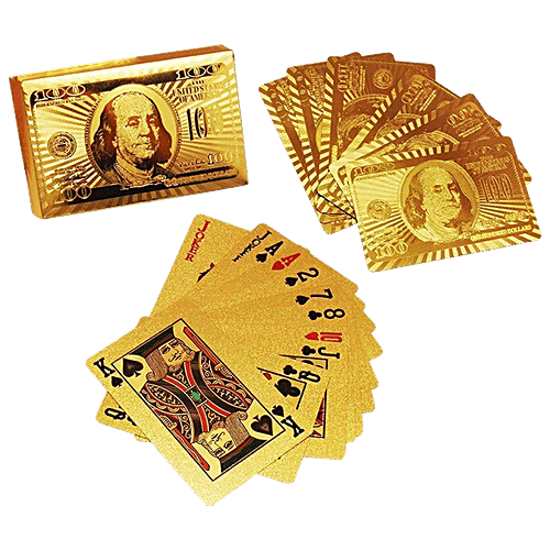 Urban Fest Playing Cards, Bridge Size, Regular Index Golden Premium Plastic Cards Urbanfest, 1 pc  