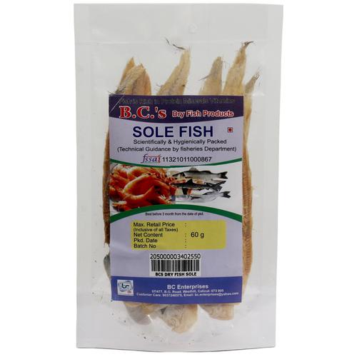B.C's Enterprises Dry Sole Fish, 60 g  