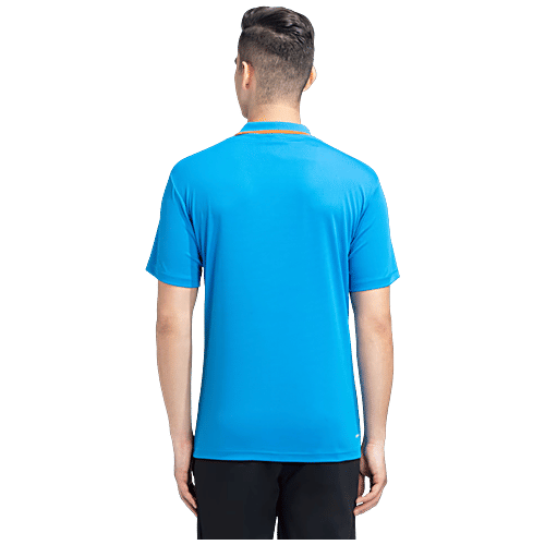Adidas T-shirt Official India Cricket ODI Fan Polo Colour Blue Jersey/Tshirt, 1 pc (Size - XL) 