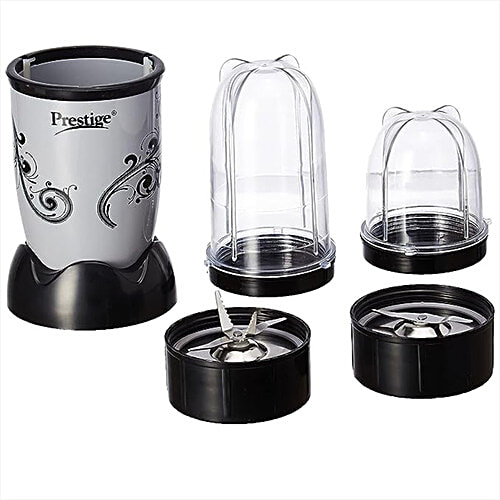 Prestige Express PEX 3.0 Mixer Grinder - With Multipurpose Jars Of 500 ml & 300 ml, Silver, 1 pc  