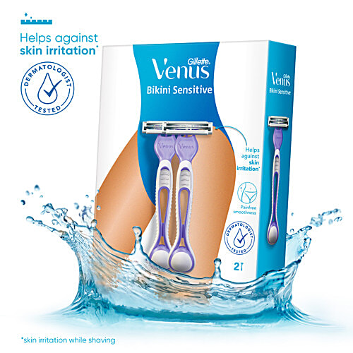 Buy Gillette Venus Bikini Sensitive Hair Removal Razor Online at Best