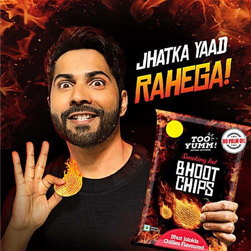 Too Yumm! Bhoot Potato Chips - Bhut Jolokia Chillies Flavoured, 82 g  No Palm Oil Snacks