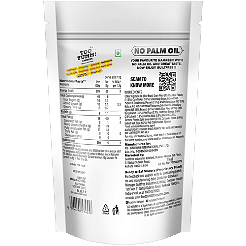 Too Yumm! Namkeen - All In One, 400 g Delicious Mix of Cashews | Rice Flakes | Corn Flakes | Peanuts | Raisins, Not made with Palm Oil