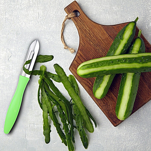 Anjali Cutting Set - Kitchen Scissor, Cheese Grater, Veg Knife, Multi Function Peeler, 4 pcs  