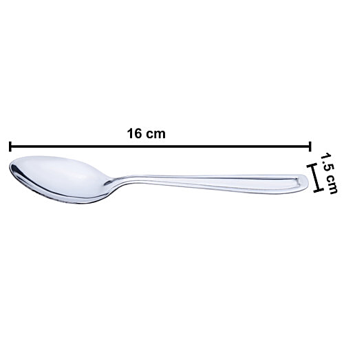 Anjali 20pcs SS Cutlery Set 2pcs Serving Spoon 6Pcs Baby Spoon 6Pcs Baby Fork 6Pcs Tea Spoon, 20 pcs  