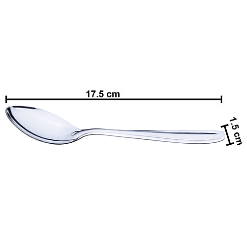 Anjali 20pcs SS Cutlery Set 2pcs Serving Spoon 6Pcs Baby Spoon 6Pcs Baby Fork 6Pcs Tea Spoon, 20 pcs  