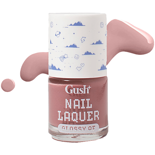 Gush Beauty  Nail Laquer - Glossy AF, 7 ml Toasted Caramel Intense Gloss and Fast Drying
