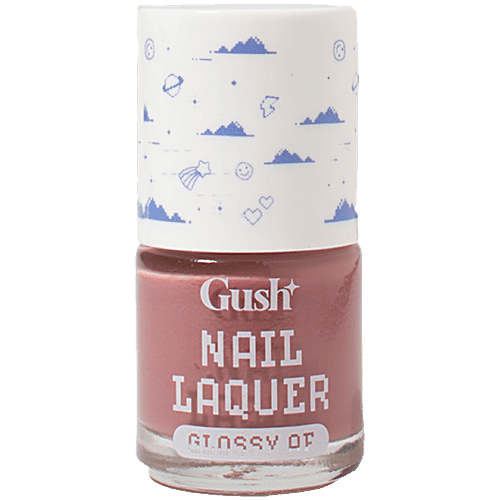 Gush Beauty  Nail Laquer - Glossy AF, 7 ml Toasted Caramel Intense Gloss and Fast Drying