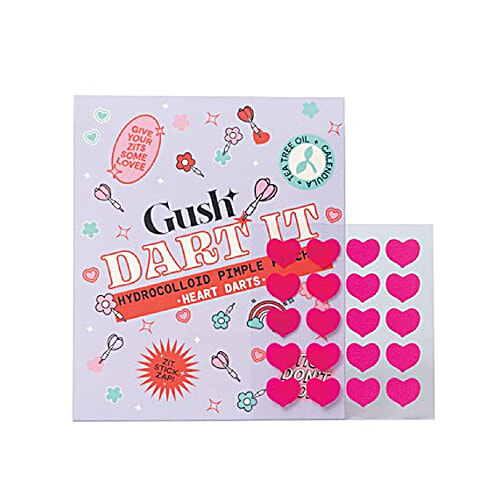 Gush Beauty Dart It Hydrocolloid Pimple Patches, 1 pc Heart Darts For Healing Acne, Zits and Blemishes