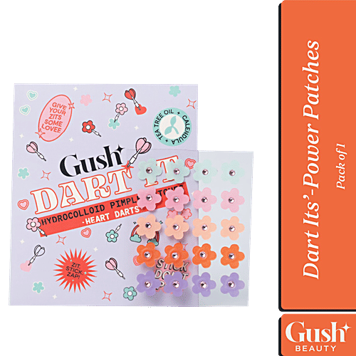 Gush Beauty  Dart It Hydrocolloid Pimple Patches, 1 pc Petal Power 