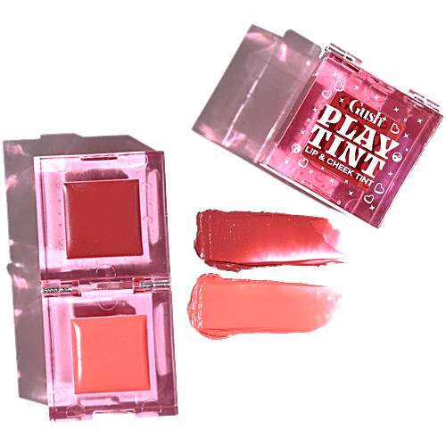 Gush Beauty Play Tint 2-In-1 Hydrating Lip & Cheek Tint, 5 g Bubblegum Burst