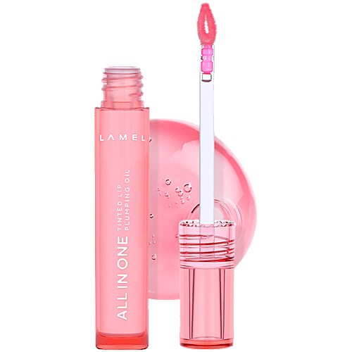 Lamel All In One Tinted Lip Plumping Oil, 3 ml 401-Peachy 