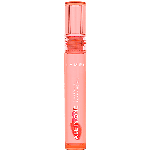 Lamel All In One Tinted Lip Plumping Oil, 3 ml 401-Peachy 