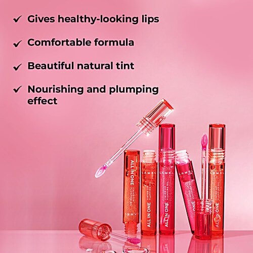 Lamel All In One Tinted Lip Plumping Oil, 3 ml 401-Peachy 
