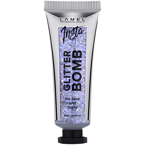 Lamel Insta Glitter Bomb For Face & Body, 20 ml 401-Blue-Silver 