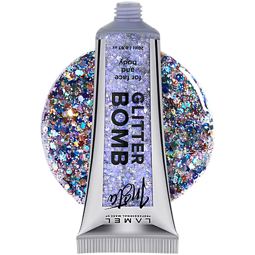 Lamel Insta Glitter Bomb For Face & Body, 20 ml 401-Blue-Silver 