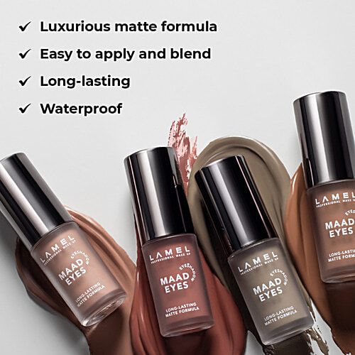 Lamel Maad Eyes Eyeshadow, 5.2 ml 404-Dark Chocolate 