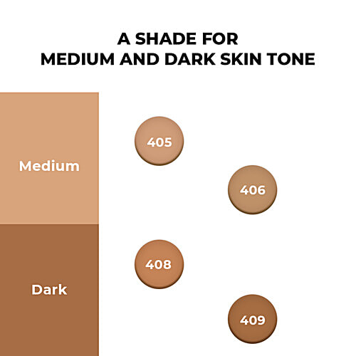 Lamel Smart Skin Serum Tinted Foundation With SPF 30+, 35 ml 406 Medium Beige 