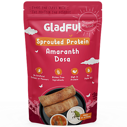 Buy Gladful Amaranth Dosa Mix Sprouted Protein Online at Best Price