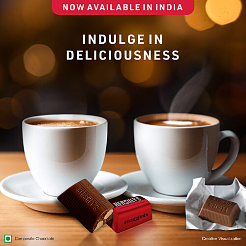 Hershey's Nuggets - Dark With Whole Almonds, 130.2 g  Deliciously Dark Cocoa Rich Chocolate