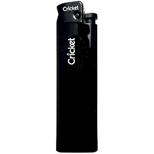 Cricket Pocket Cigarette Lighter - Original, Disposable, Electronic Push Button, Assorted Colour, 1 pc  