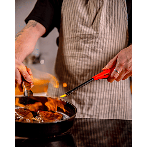 Cricket Windproof Torch FlameÂ LighterÂ - For Kitchen Stove, Candles, Refillable, Turbo, Assorted Colour, 1 pc  