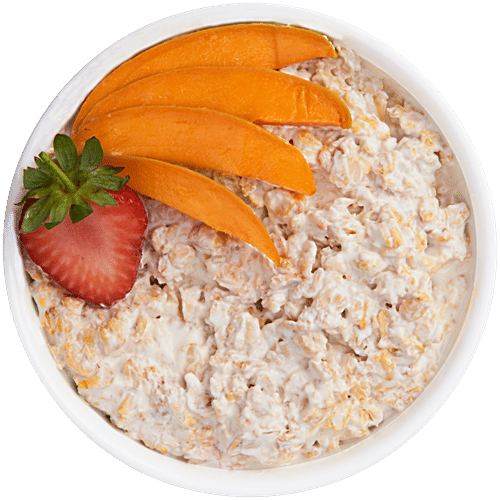 True Elements Weekly Breakfast Combo - Rolled Oats (38 g x 2) + Nuts & Berries Muesli (30 g x 2) + Baked Granola Almonds & Dark Chocolate (30 g x 2), 196 g Pillow Pouch 