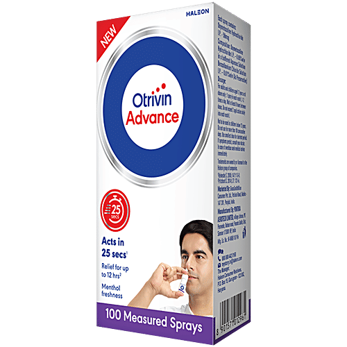 Otrivin Advance Adult Nasal Spray - Menthol Freshness, 10 g  