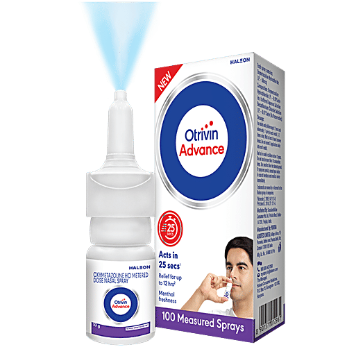 Otrivin Advance Adult Nasal Spray - Menthol Freshness, 10 g  