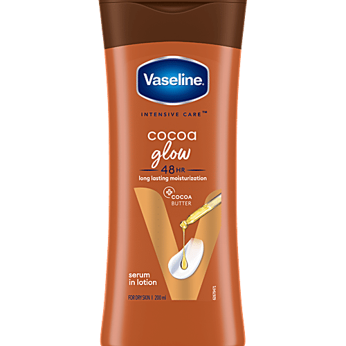 Buy Vaseline Cocoa Glow Serum In Lotion For Dry Skin Online at Best