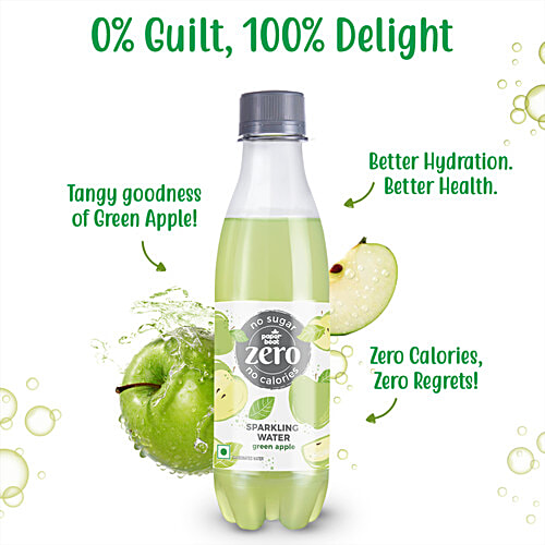 Paper Boat Green Apple Sparkling Water, 250 ml PET Bottle