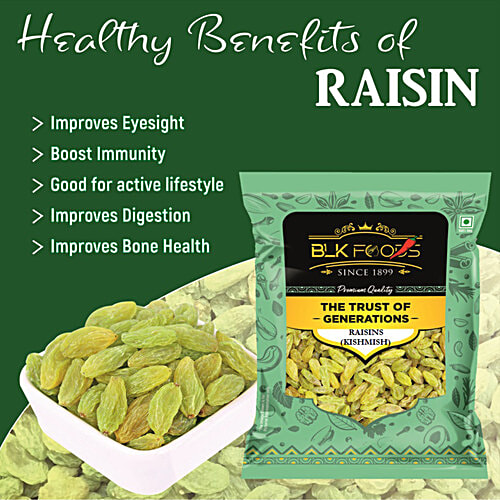 BLK Foods Raisins/Kishmish, 200 g  