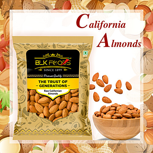 BLK Foods Californian Almond Kernels, 500 g  