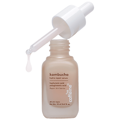 mCaffeine Kombucha Hydra Repair Serum - Hyaluronic & Polyglutamic Acid, 20 ml Repairs Skin Barrier